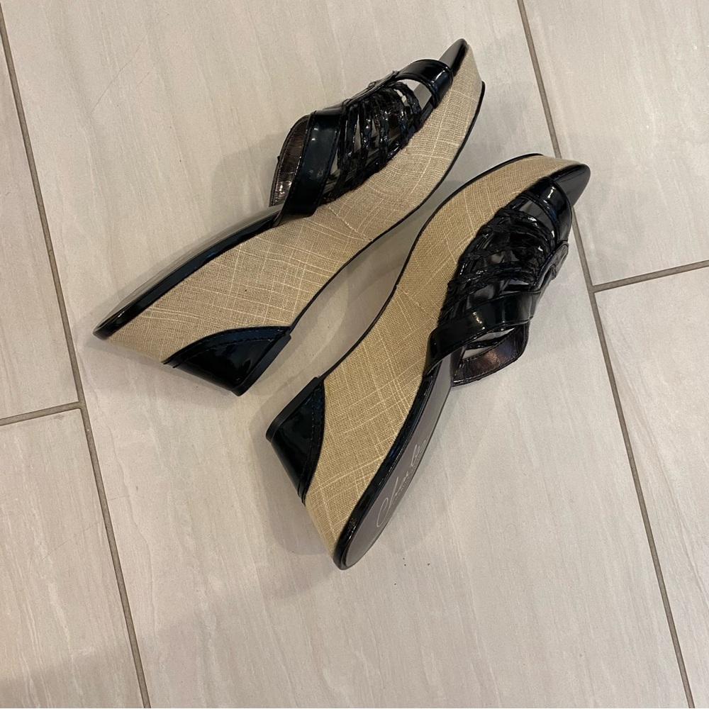 Charles David Elegant Black Women's Wedges